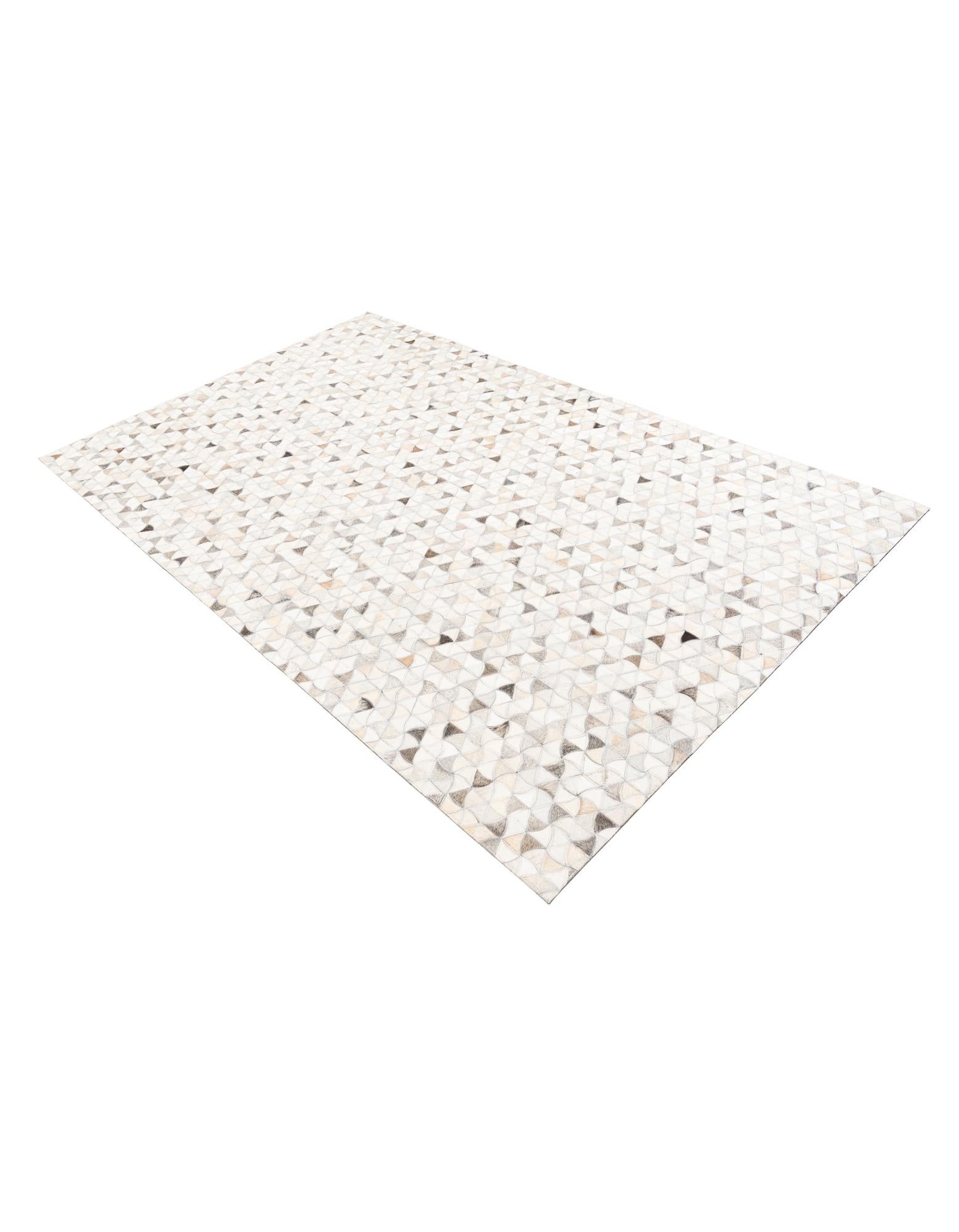 5' x 8' Cowhide Leather Rug