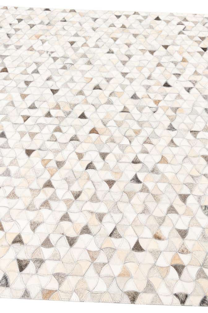 5' x 8' Cowhide Leather Rug