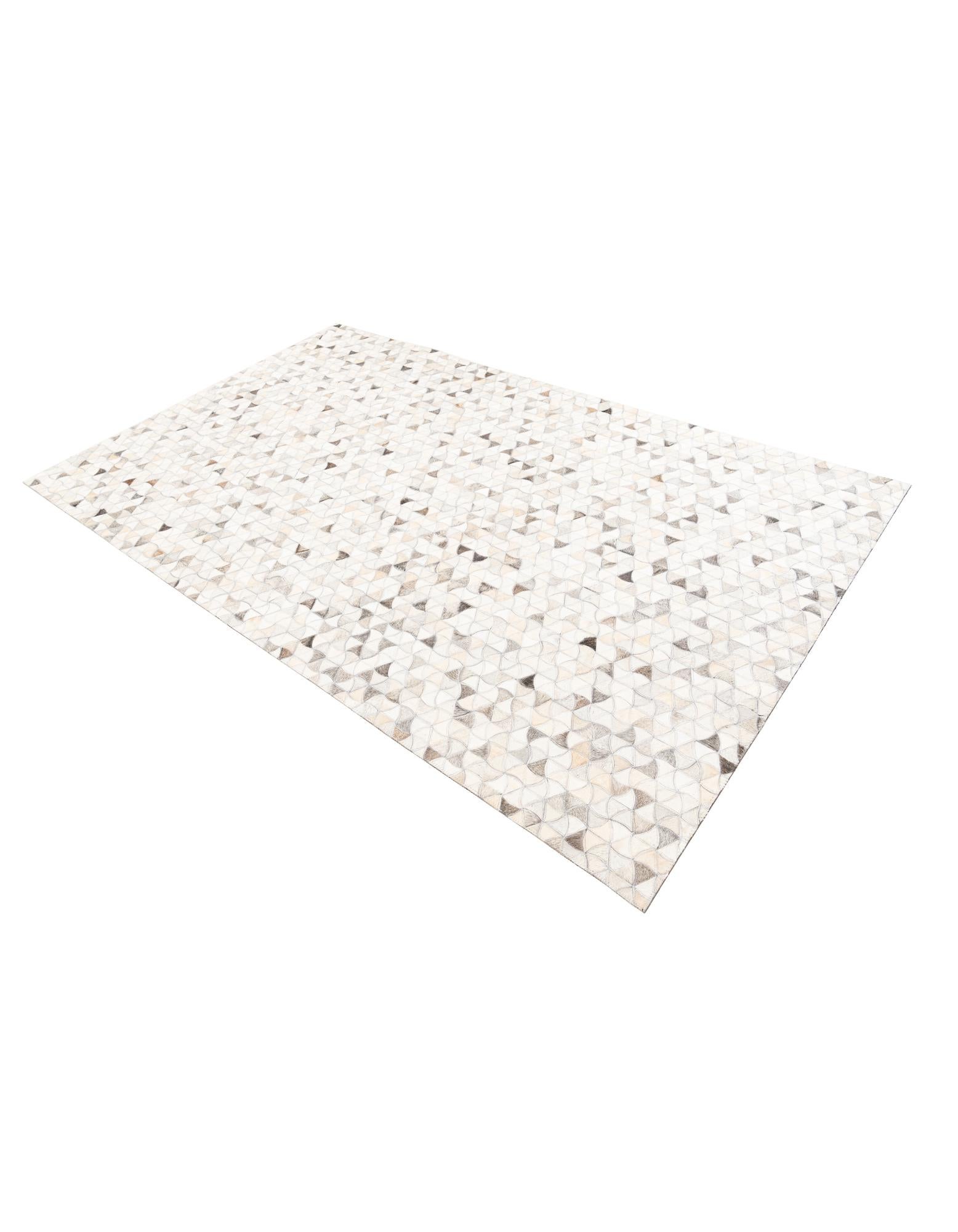 5' x 8' 1 Cowhide Leather Rug