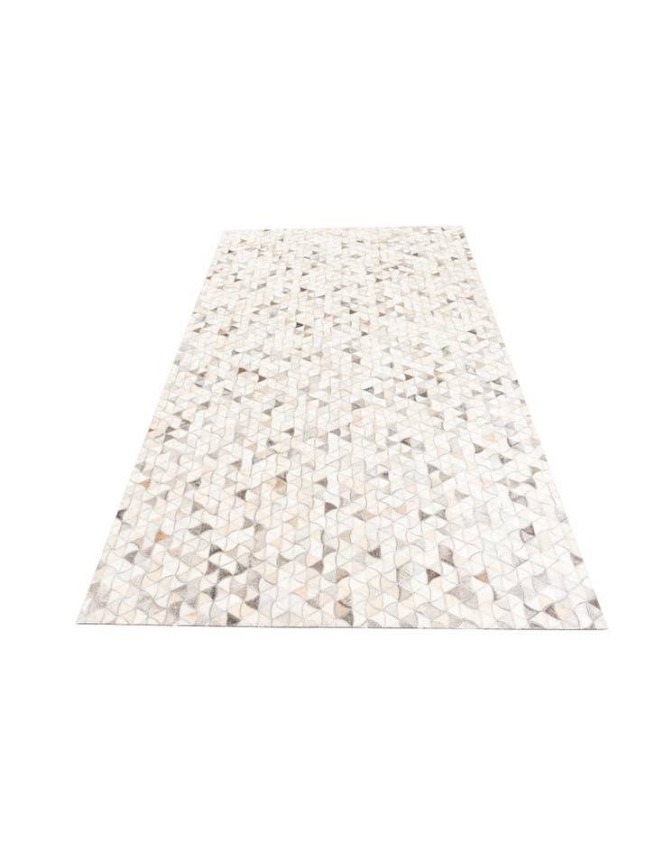 Detail image of 4' 10 x 7' 10 Cowhide Leather Rug