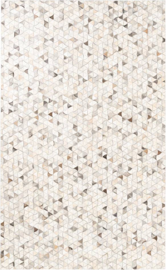 Detail image of 4' 10 x 7' 10 Cowhide Leather Rug