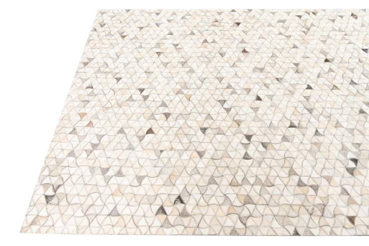 Detail image of 5' 1 x 8' 1 Cowhide Leather Rug