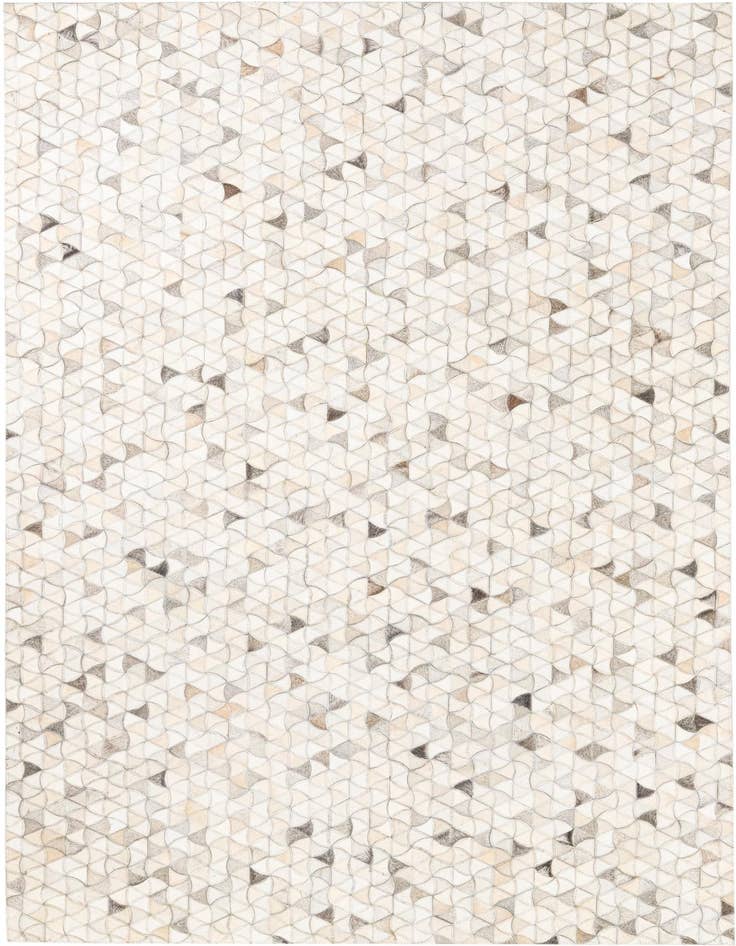 Detail image of 5' 1 x 8' 1 Cowhide Leather Rug