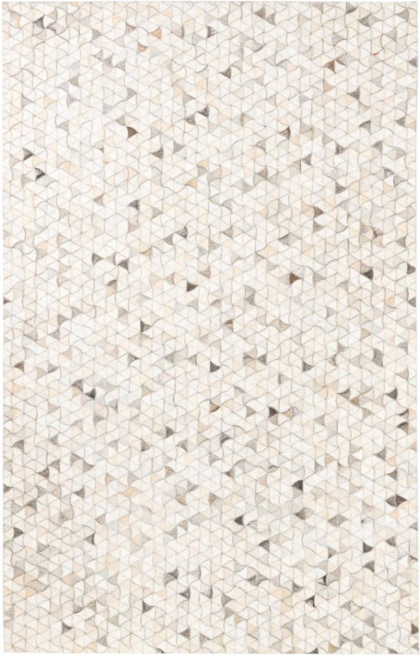 Detail image of 5' 1 x 8' 1 Cowhide Leather Rug