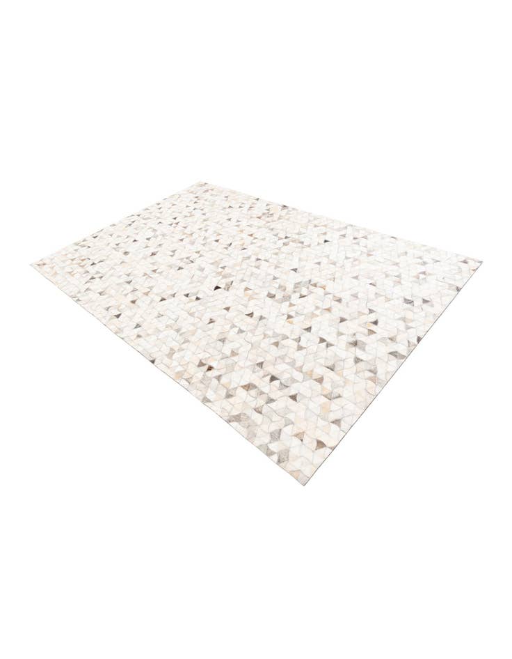 Detail image of 5' 3 x 7' 10 Cowhide Leather Rug