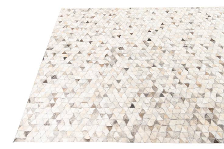 Detail image of 5' 3 x 7' 10 Cowhide Leather Rug