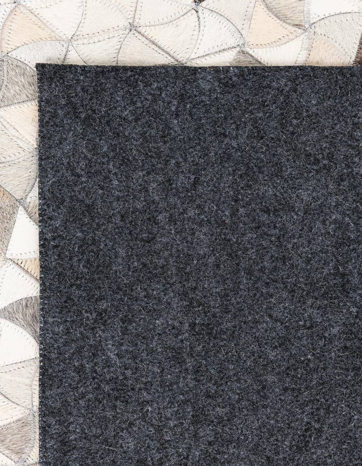 Detail image of 5' 3 x 7' 10 Cowhide Leather Rug