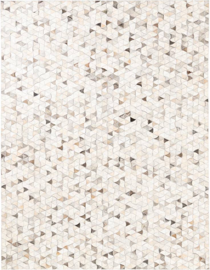 Detail image of 5' 3 x 7' 10 Cowhide Leather Rug