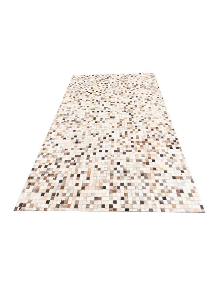 5' x 8' 1 Cowhide Leather Rug