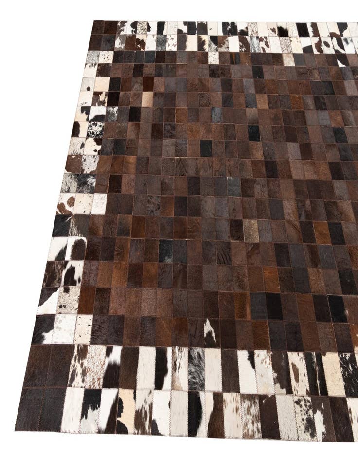 Detail image of 5' x 8' Cowhide Leather Rug