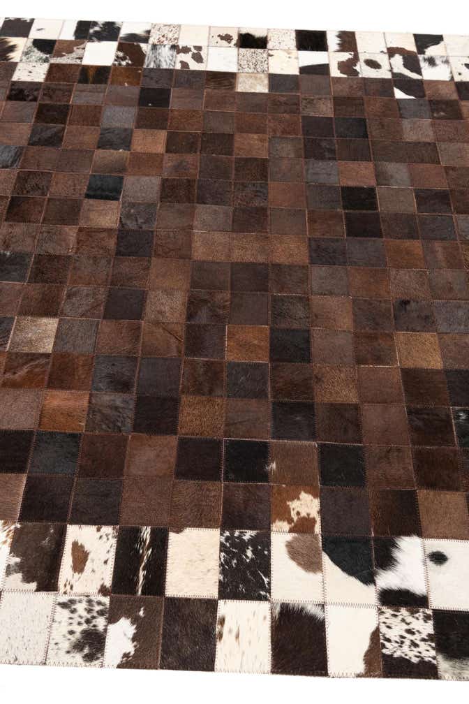 5' x 8' Cowhide Leather Rug