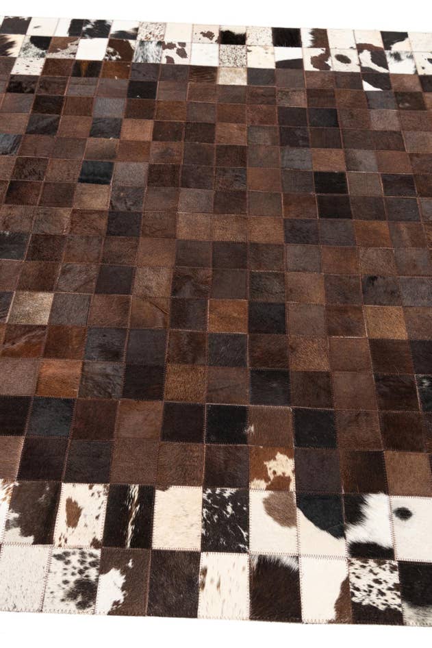 Detail image of 5' x 8' Cowhide Leather Rug