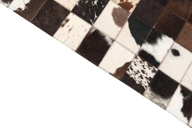 Detail image of 5' x 8' Cowhide Leather Rug