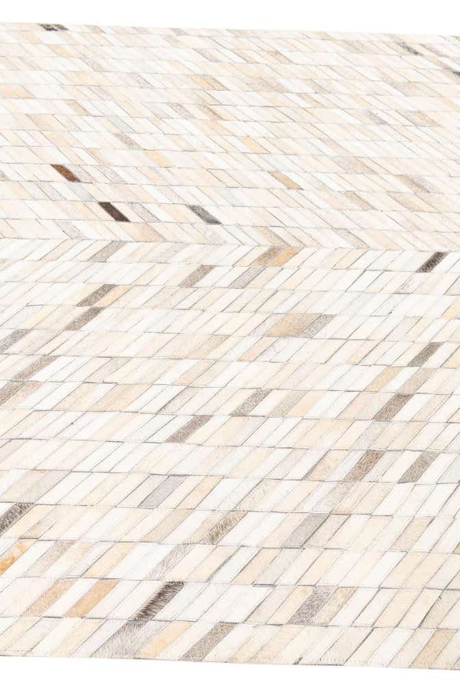 5' x 8' Cowhide Leather Rug