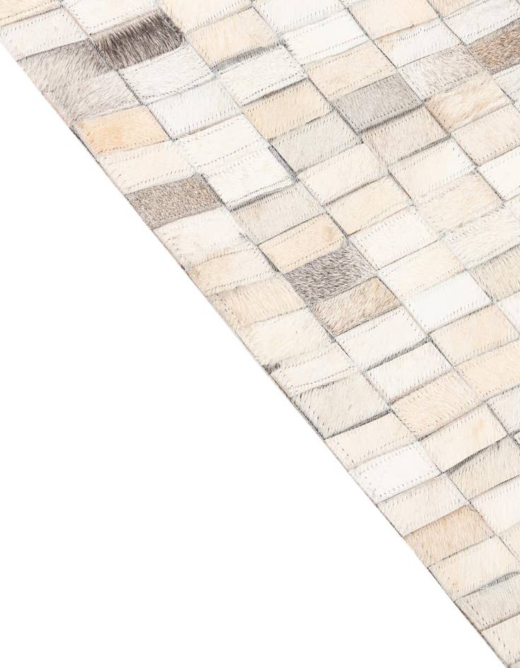 Detail image of 5' x 8' Cowhide Leather Rug