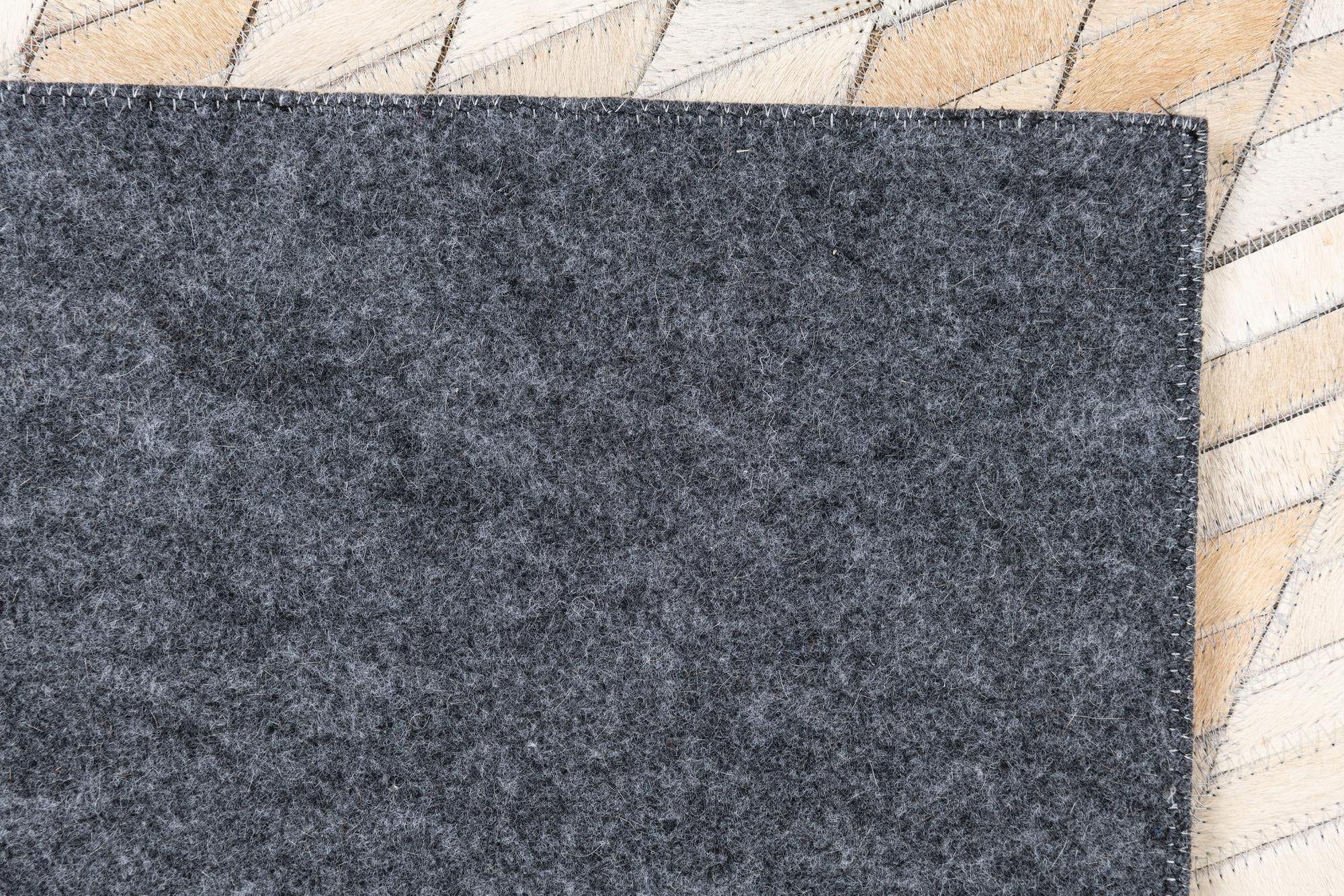 5' x 8' Cowhide Leather Rug