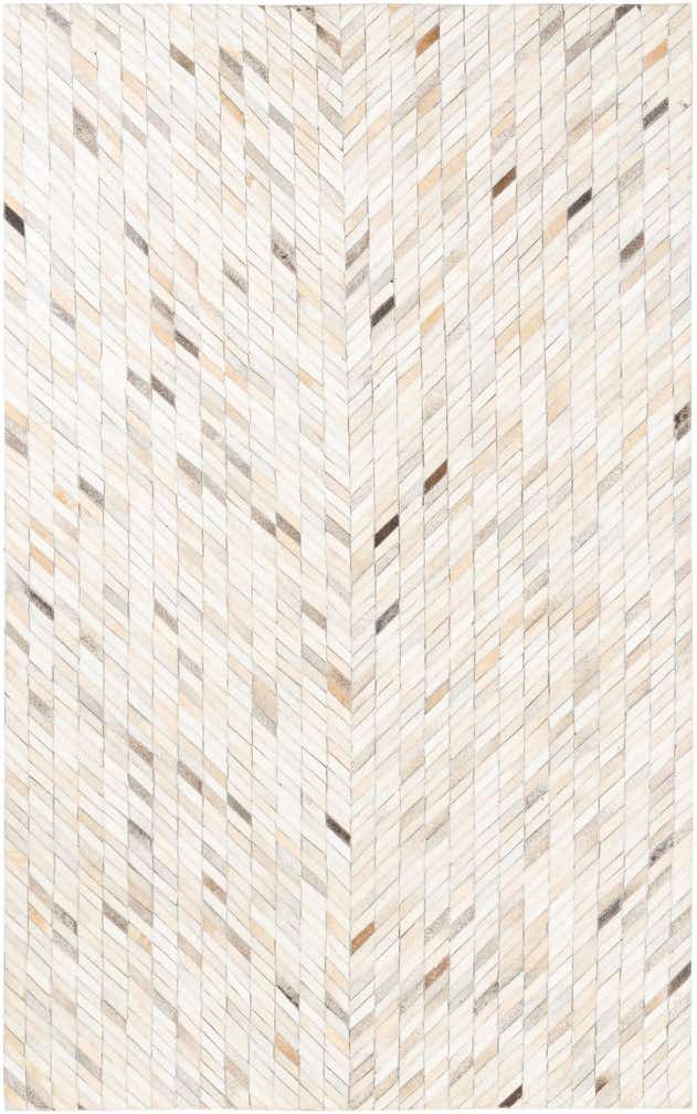 5' x 8' Cowhide Leather Rug