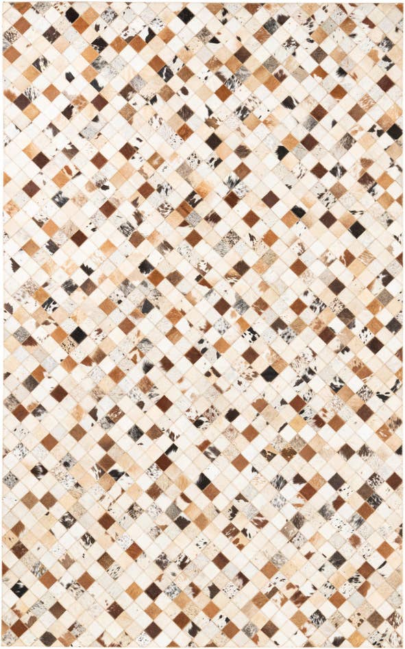 Detail image of 5' x 8' Cowhide Leather Rug