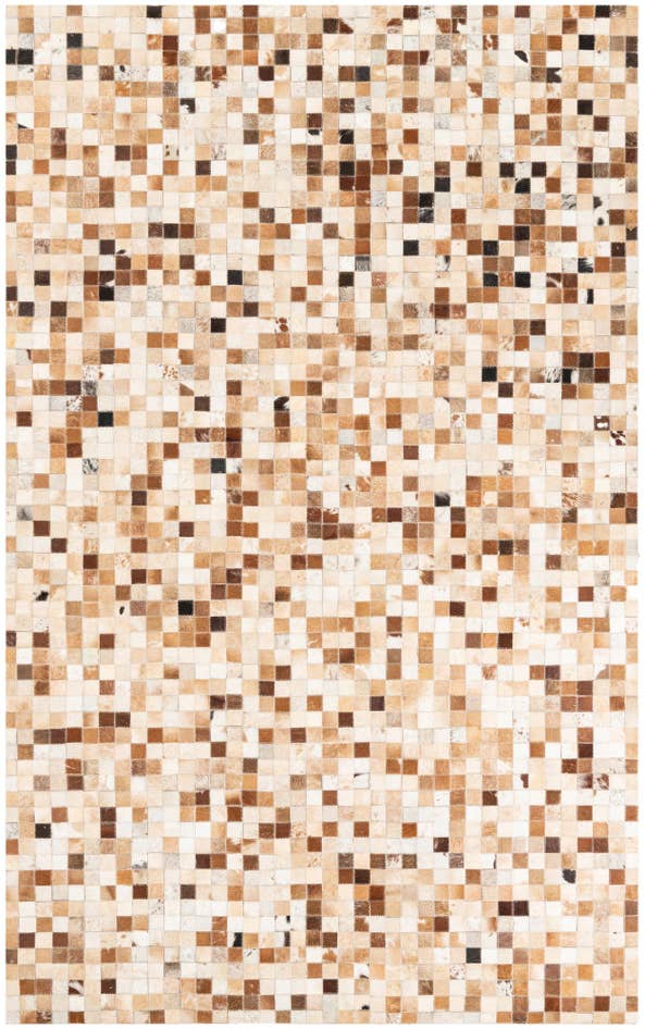 Detail image of 5' x 8' 1 Cowhide Leather Rug