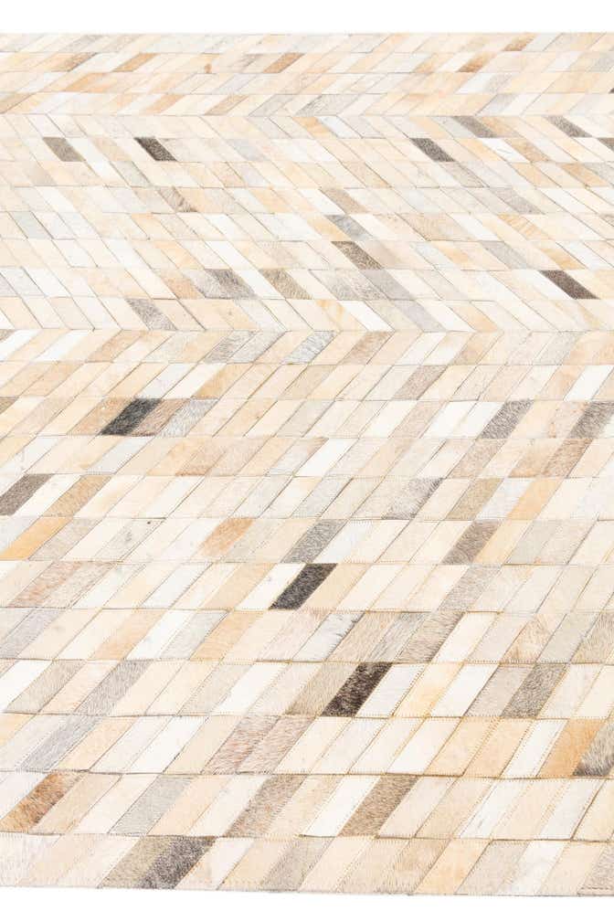 5' x 8' Cowhide Leather Rug