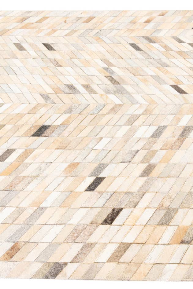Detail image of 5' x 8' Cowhide Leather Rug