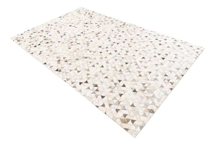 5' x 8' Cowhide Leather Rug
