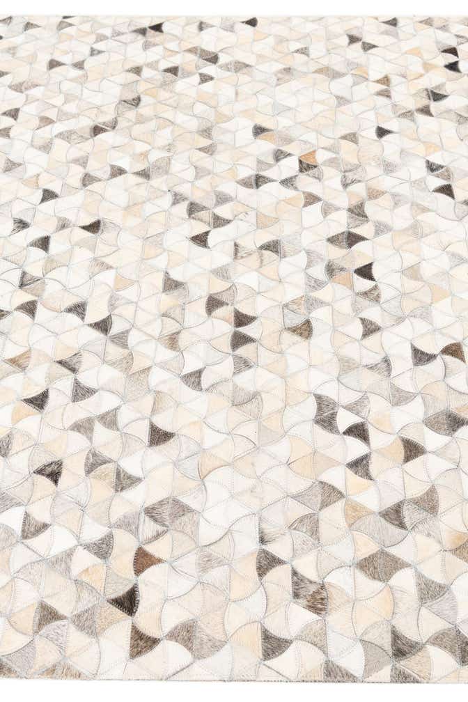 5' x 8' Cowhide Leather Rug