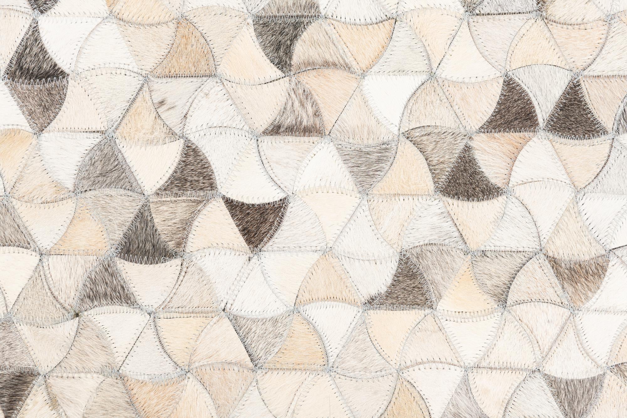 5' x 8' Cowhide Leather Rug