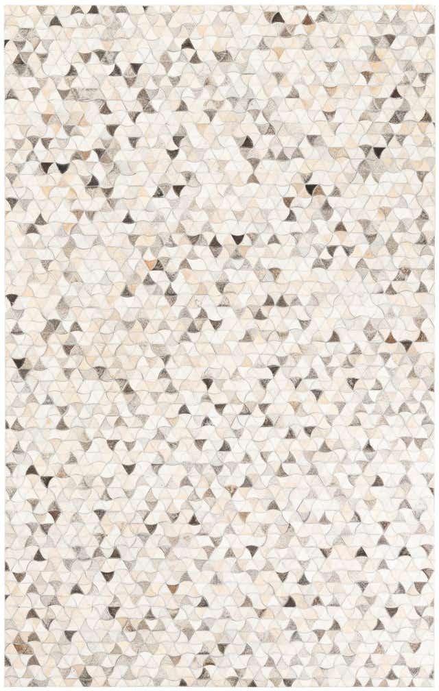 5' x 8' Cowhide Leather Rug