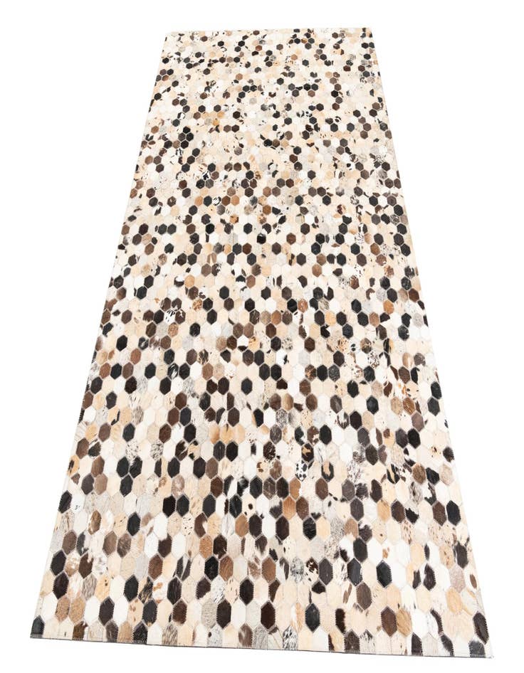 Detail image of 5' 1 x 7' 10 Cowhide Leather Rug