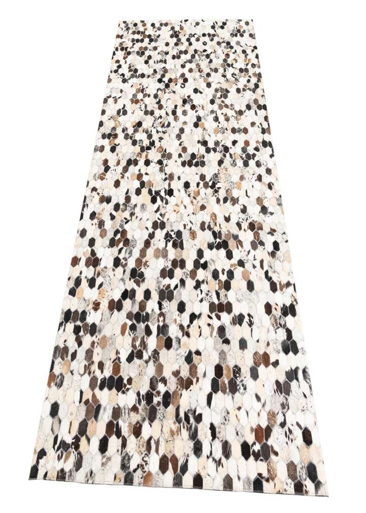 5' x 8' Cowhide Leather Rug