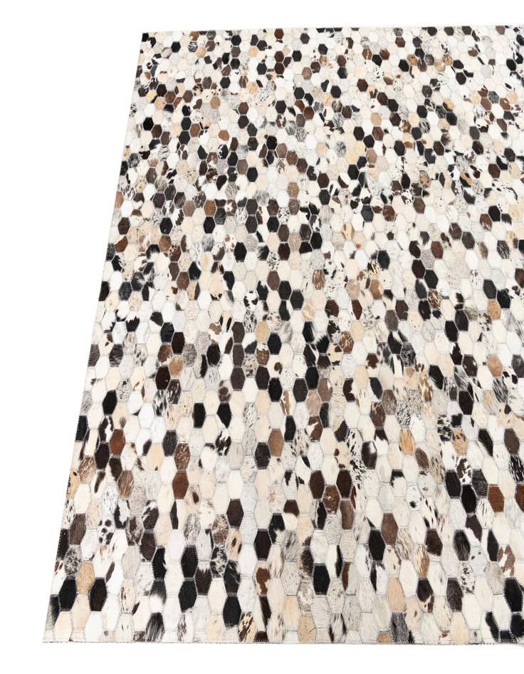 Detail image of 5' x 8' Cowhide Leather Rug