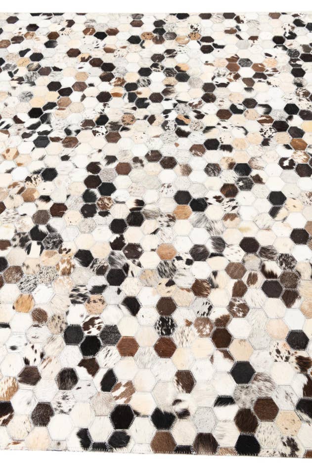 Detail image of 5' x 8' Cowhide Leather Rug