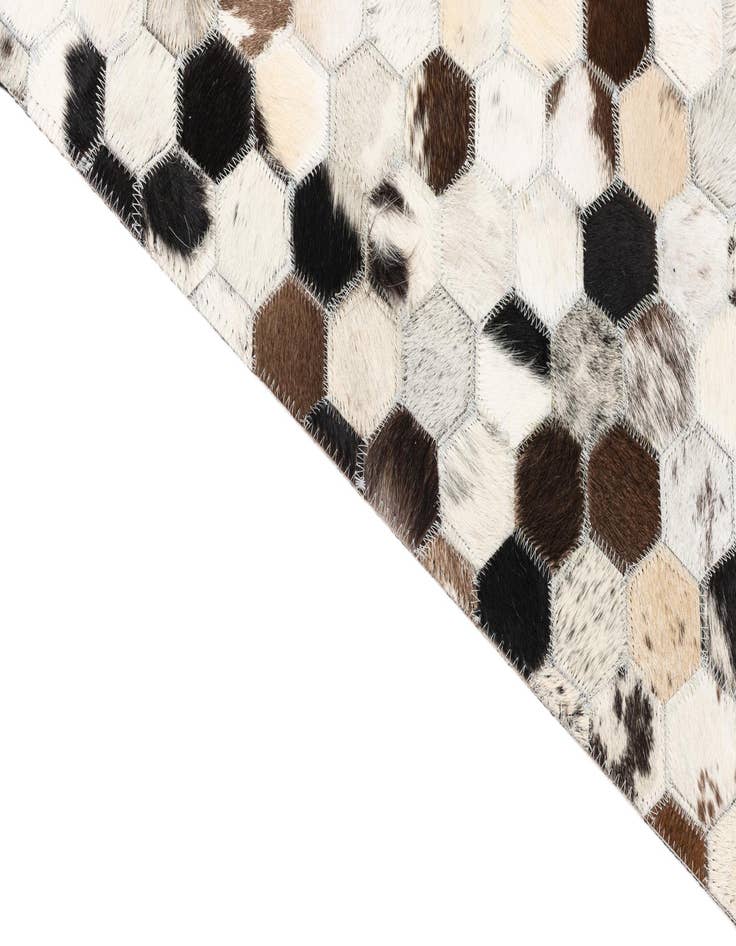 Detail image of 5' x 8' Cowhide Leather Rug