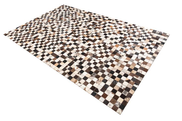 Detail image of 5' 1 x 8' 2 Cowhide Leather Rug
