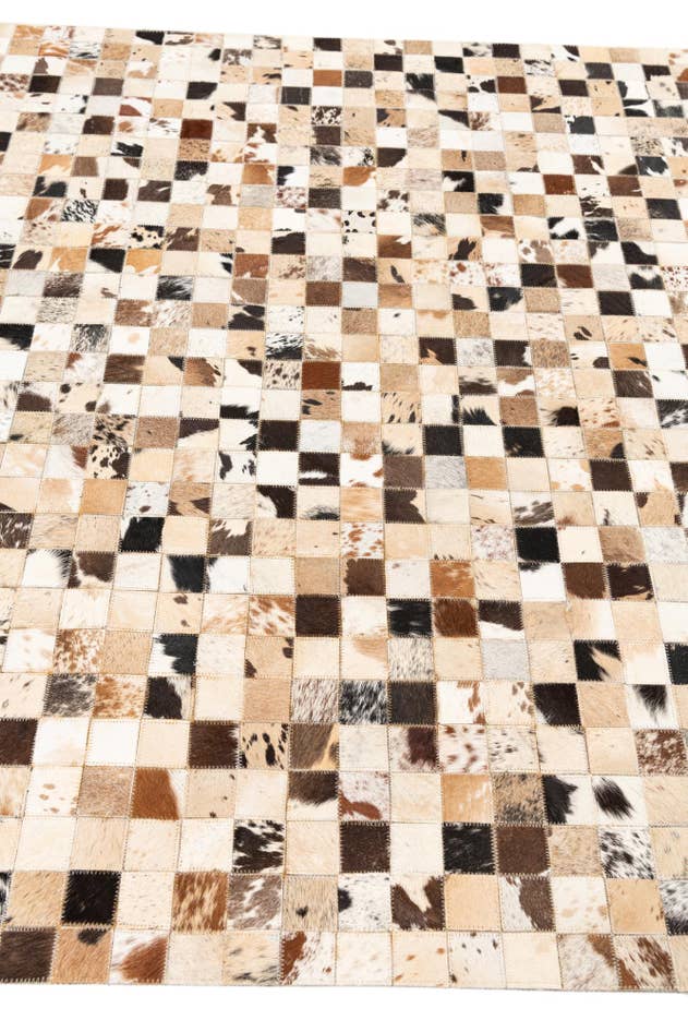 Detail image of 5' x 8' Cowhide Leather Rug