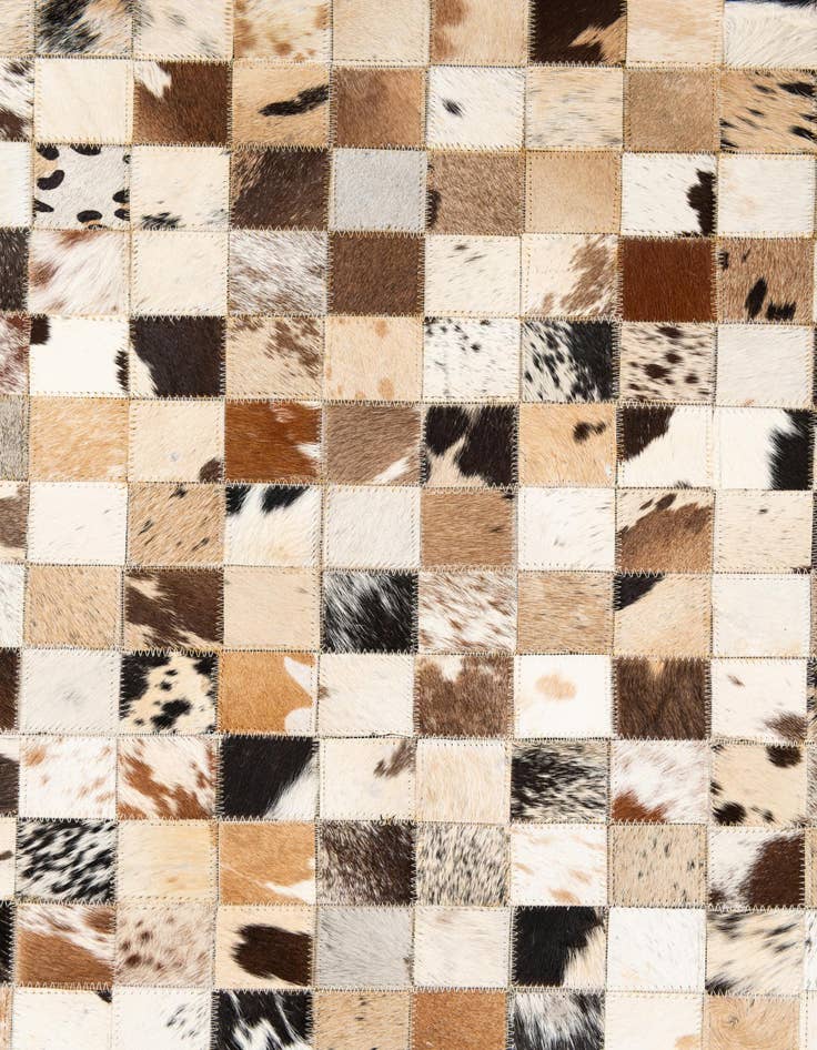 Detail image of 5' x 8' Cowhide Leather Rug