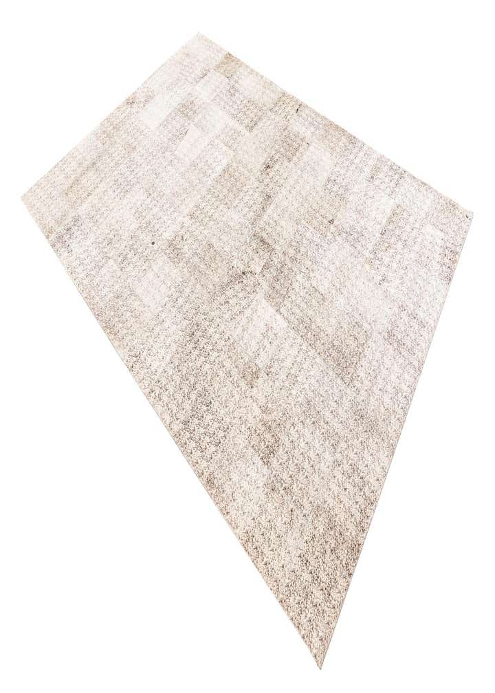 5' 3 x 7' 6 Cowhide Leather Rug