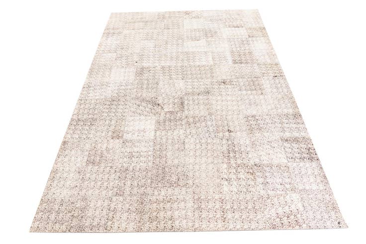 Detail image of 5' 3 x 7' 6 Cowhide Leather Rug