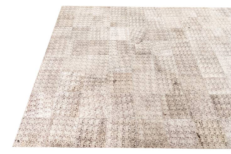 Detail image of 5' 3 x 7' 6 Cowhide Leather Rug
