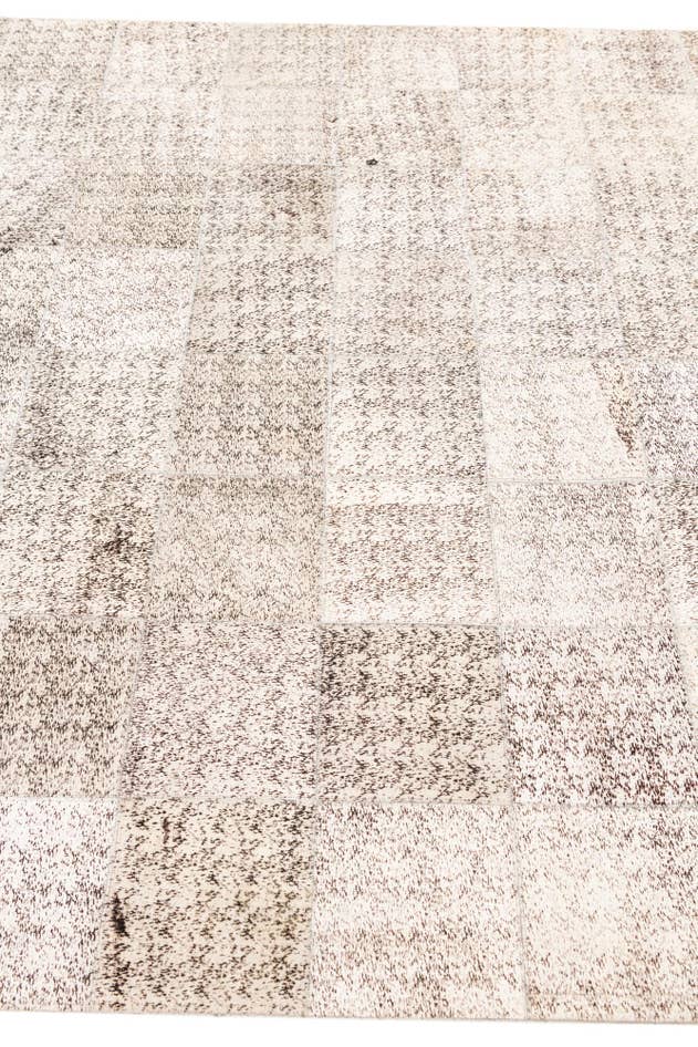 Detail image of 5' 3 x 7' 6 Cowhide Leather Rug