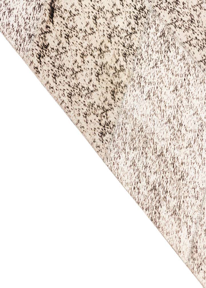 5' 3 x 7' 6 Cowhide Leather Rug