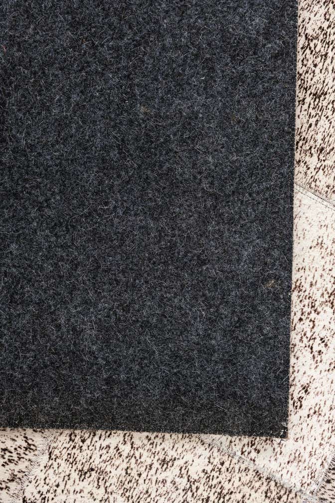 5' 3 x 7' 6 Cowhide Leather Rug