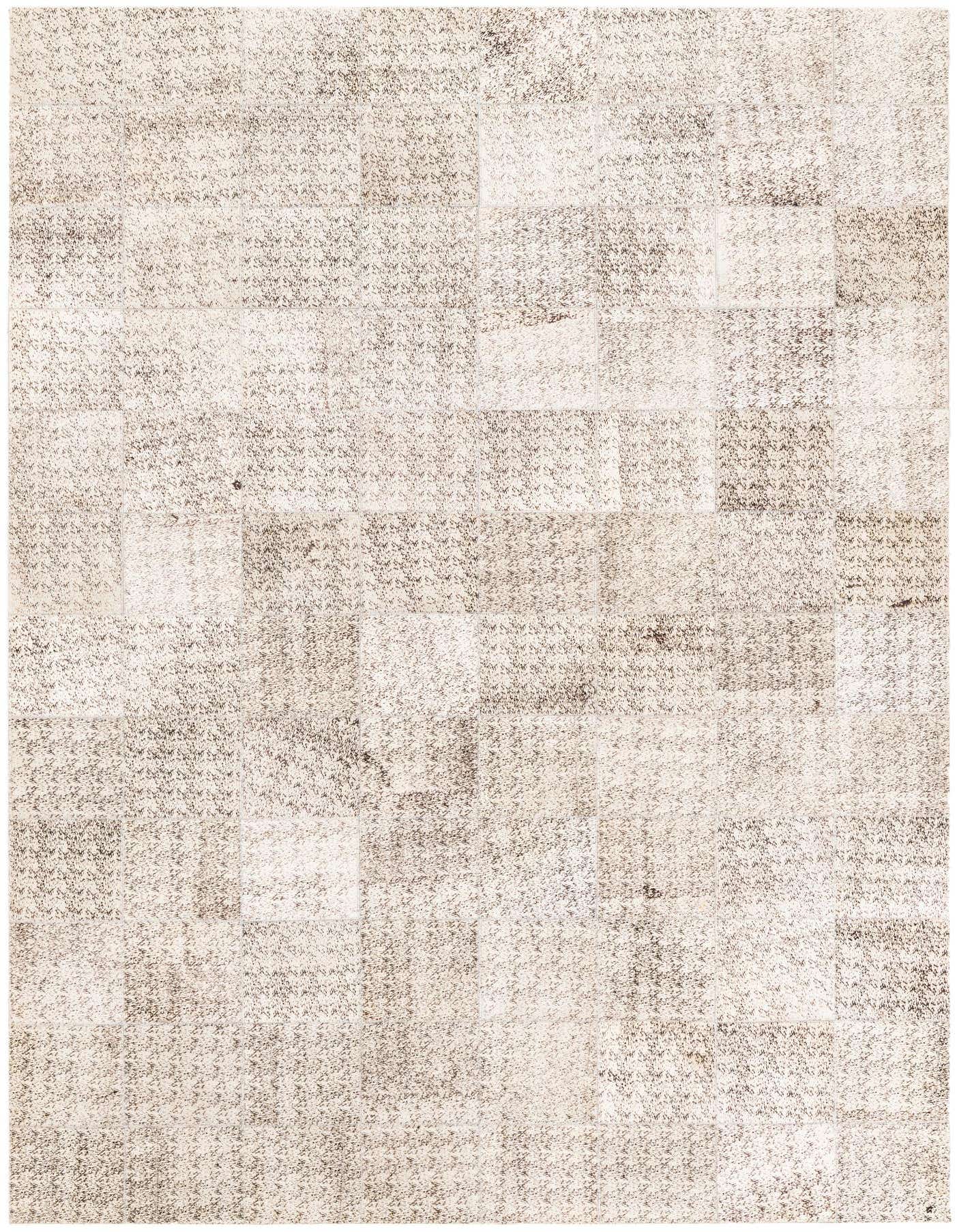 5' 3 x 7' 6 Cowhide Leather Rug