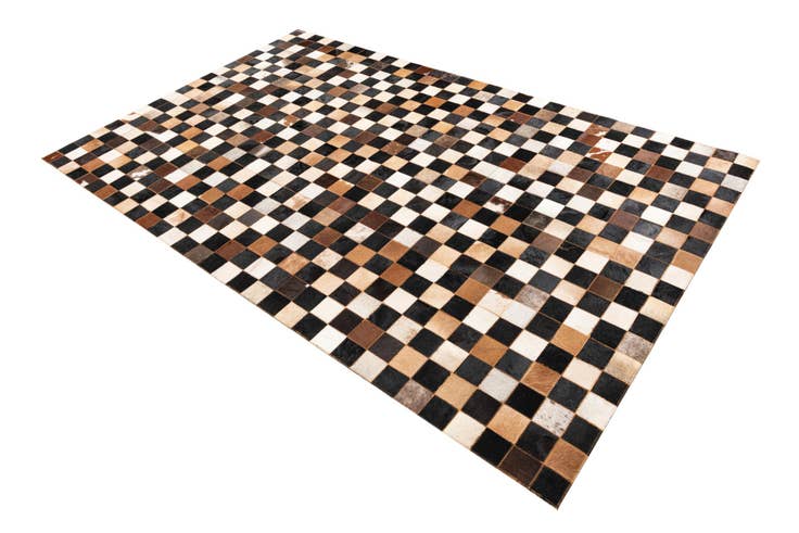 Detail image of 5' x 8' Cowhide Leather Rug