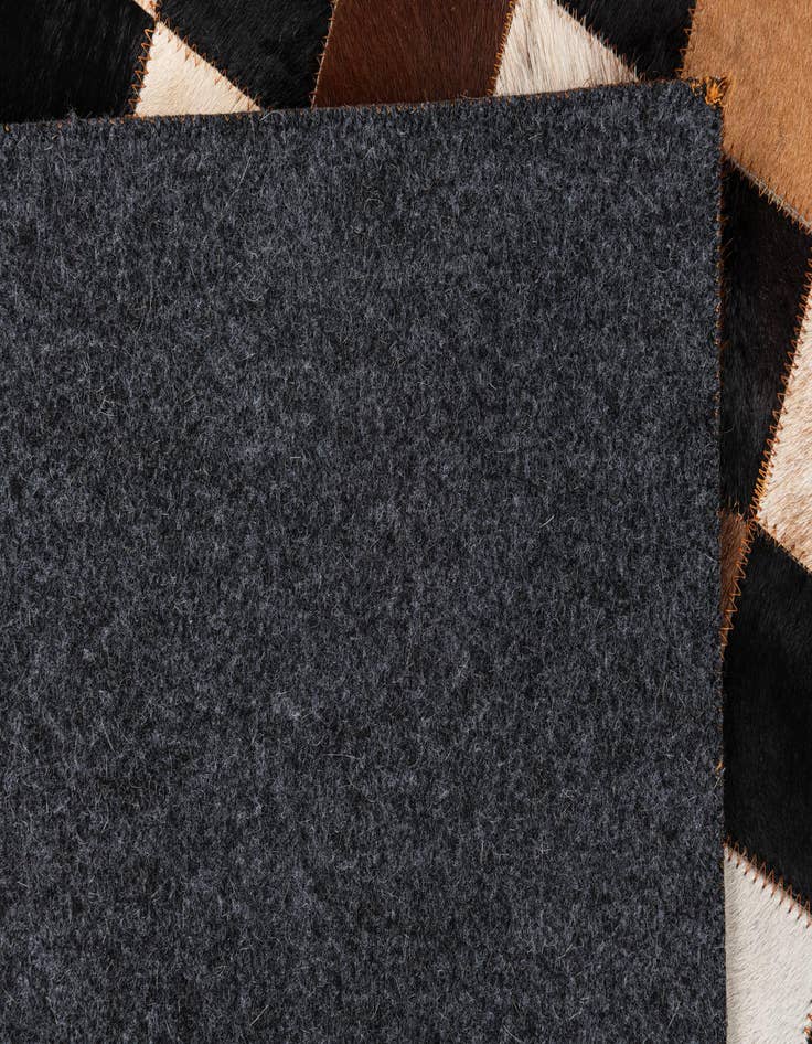 Detail image of 5' x 8' Cowhide Leather Rug