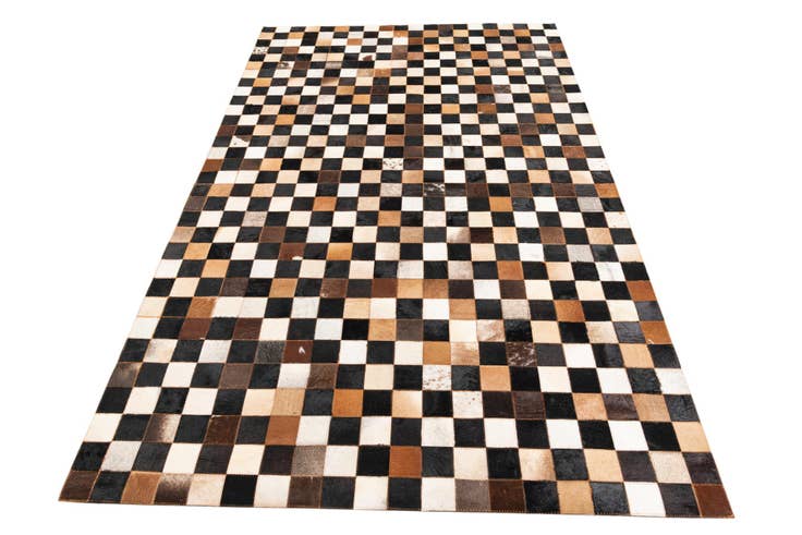 Detail image of 5' x 8' Cowhide Leather Rug
