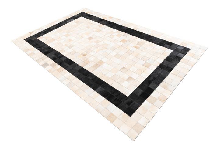 Detail image of 5' x 8' Cowhide Leather Rug