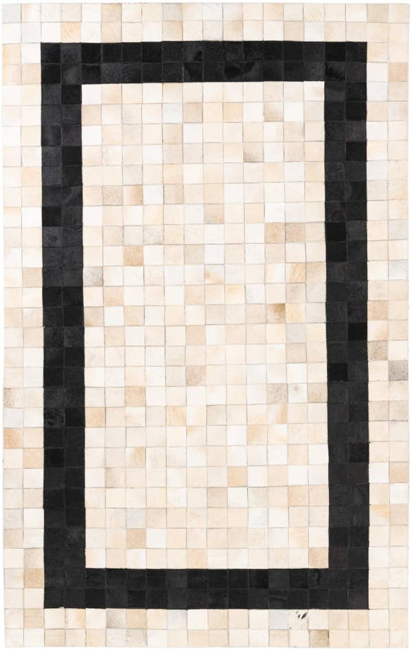 Detail image of 5' x 8' Cowhide Leather Rug