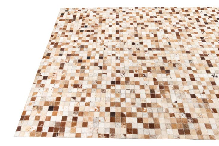 Detail image of 5' x 8' 1 Cowhide Leather Rug